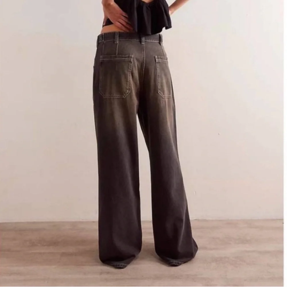 NEW! Free People The Palmer cuffed jeans - Picture 4 of 12